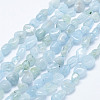 Natural Aquamarine Beads Strands G-K203-46-1