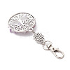 Chakra Natural & Synthetic Gemstone Chips Beads & Alloy Tree of Life Pendant Decorations HJEW-JM03128-4