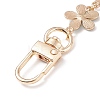 Alloy Enamel Flower Link Purse Strap Extenders FIND-JF00098-4