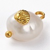 Natural Keshi Pearl Pendants X-PALLOY-JF00594-04-2
