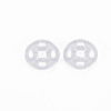 Transparent Resin Snap Fasteners BUTT-N018-008-01-7