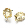 Rack Plating Alloy Stud Earring Findings PALLOY-N155-60-NR-2