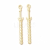 Rack Plating Alloy Big Pendants LS-PALLOY-E025-13G-1