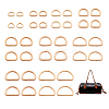 54Pcs 9 Styles Iron D Rings IFIN-BT0001-10-1