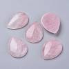 Natural Rose Quartz Cabochons X-G-E491-A-03-1