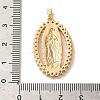 Brass Micro Pave Cubic Zirconia Pendants KK-M294-06G-03-3