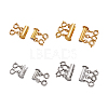 Brass Magnetic Slide Lock Clasps KK-TA0007-17-3