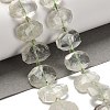 Natural Green Quartz Beads Strands G-H078-B21-01-2