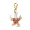 Shell & Starfish Acrylic Pendant Decorations HJEW-JM02771-4