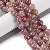 Natural Strawberry Quartz Beads Strands LS-G-J373-16-9mm-3