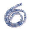 Dyed & Heated Natural Blue Aventurine Beads Strands G-K326-03B-3