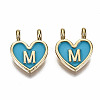 Alloy Enamel Charms X-ENAM-T012-02M-RS-2