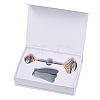 Natural Terahertz Stone Facial Rollers and Gua Sha Set G-B008-01G-5