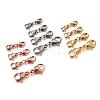 Yilisi 24Pcs 4 Style 304 Stainless Steel Lobster Claw Clasps STAS-YS0001-22-2
