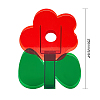 Flower Shape Plastic Vase DIY-WH0227-16-4