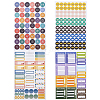 Gorgecraft 12 Sheets 4 Styles Paper Planner Stickers STIC-GF0001-18-1