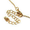 Brass Ball Chain Necklaces Making MAK-L025-01G-3