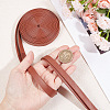 5M Flat PU Imitation Leather Cord LC-WH0009-07B-3