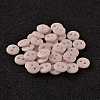 2-Hole Flat Round Resin Sewing Buttons for Costume Design BUTT-E119-28L-16-1