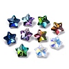 100Pcs 10 Colors Glass Pendants AJEW-H154-08B-2
