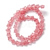 Transparent Glass Beads Strand GLAA-F112-02A-3