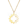 Stainless Steel Pendant Necklaces KE9044-2-1