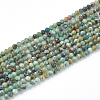 Natural African Turquoise(Jasper) Beads Strands G-T064-18-2mm-1