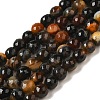 Natural Agate(Dyed & Heated) Beads Strands G-H066-B02-01-2