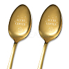 Stainless Steel Spoons Set AJEW-WH0253-001-1