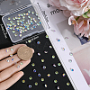 100Pcs Cubic Zirconia Pointed Back Cabochons ZIRC-BBC0002-39-3