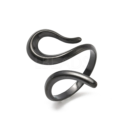 304 Stainless Steel Cuff Open Rings LS-RJEW-D338-02A-EB-1