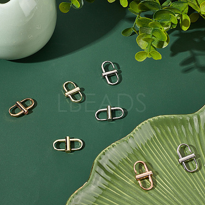 9Pcs 3 Colors Adjustable Iron Buckles for Chain Strap Bag IFIN-BBC0001-04A-1
