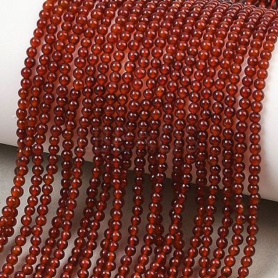 Natural Carnelian Bead Strands G-K146-03-2mm-1