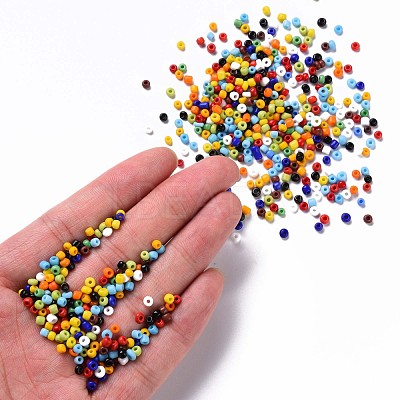8/0 Glass Seed Beads SEED-US0003-3mm-51-1
