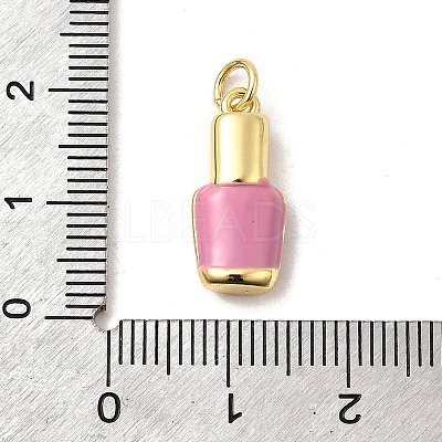 Brass Enamel Pendants KK-A268-03G-B03-1
