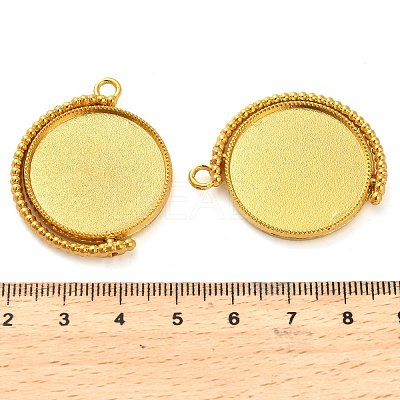 Zinc Alloy Pendant Cabochon Settings FIND-NH0001-13B-G-1