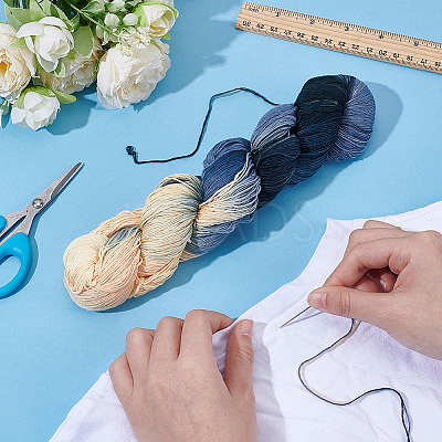 Gradient Segment Dyed Cotton Yarn OCOR-WH20018-59J-1