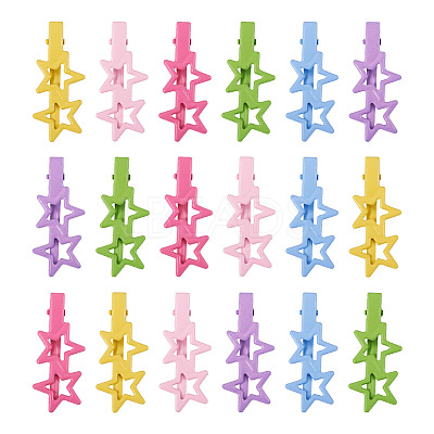 20Pcs Iron Alligator Hair Clips PHAR-TADJ0001-07-1