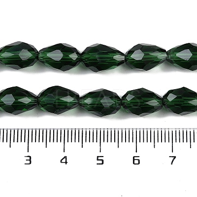Transparent Glass Beads Strands LS-EGLA-N013-T8mm-D15-1