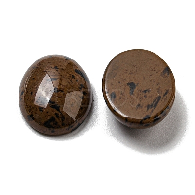 Natural Mahogany Obsidian Cabochons G-C115-01A-34-1