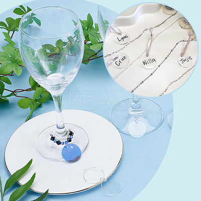 100Pcs Transparent Acrylic Pendants OACR-SC0002-99A-1