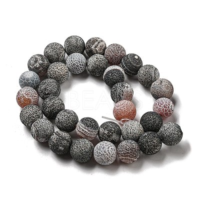 Natural Weathered Agate Beads Strands G-P538-A01-08-1