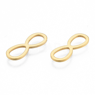 201 Stainless Steel Connector Charms STAS-N090-T08-2-1