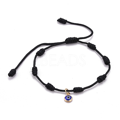 Adjustable Nylon Thread Charm Bracelets X-BJEW-JB06274-01-1