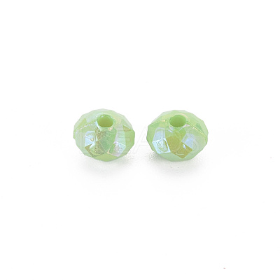 Opaque Acrylic Beads MACR-Q239-018C-08-1