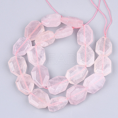 Natural Rose Quartz Beads Strands G-T117-03D-1