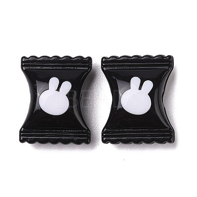 Two-tone Acrylic Beads OACR-U003-15-1