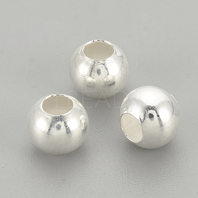 925 Sterling Silver Beads STER-S002-12-6mm-1