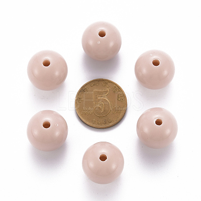 Opaque Acrylic Beads X-MACR-S370-C16mm-34-1