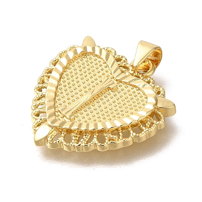 Rack Plating Brass Pendants KK-I722-09G-I-1